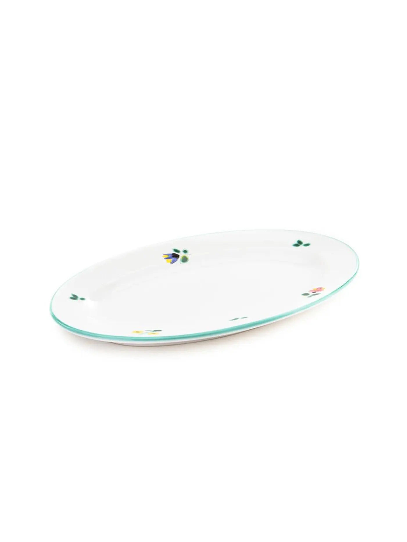 GMUNDNER KERAMIK | Platte/Untere Sauciere Gourmet "Streublumen" 21cm | 